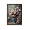 Timeless Bouquet Timeless Bouquet, 30X40 Cm, Dark Brown Wooden Frame, 230 Gsm Matte Paper