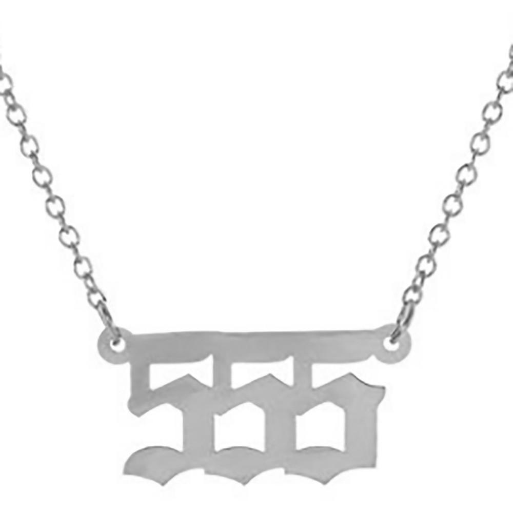 Трендовое европейское ожерелье с уникальным цифровым дизайном, элегантный простой модный аксессуар для женщин