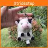 Animal Plush Charming Keychain With Adorable Cow And Panda Design Perfect Gift