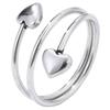 Stainless Steel Rings For Women Energy Lymphatic Drainage Magnets Finger Rings Great Present Idea