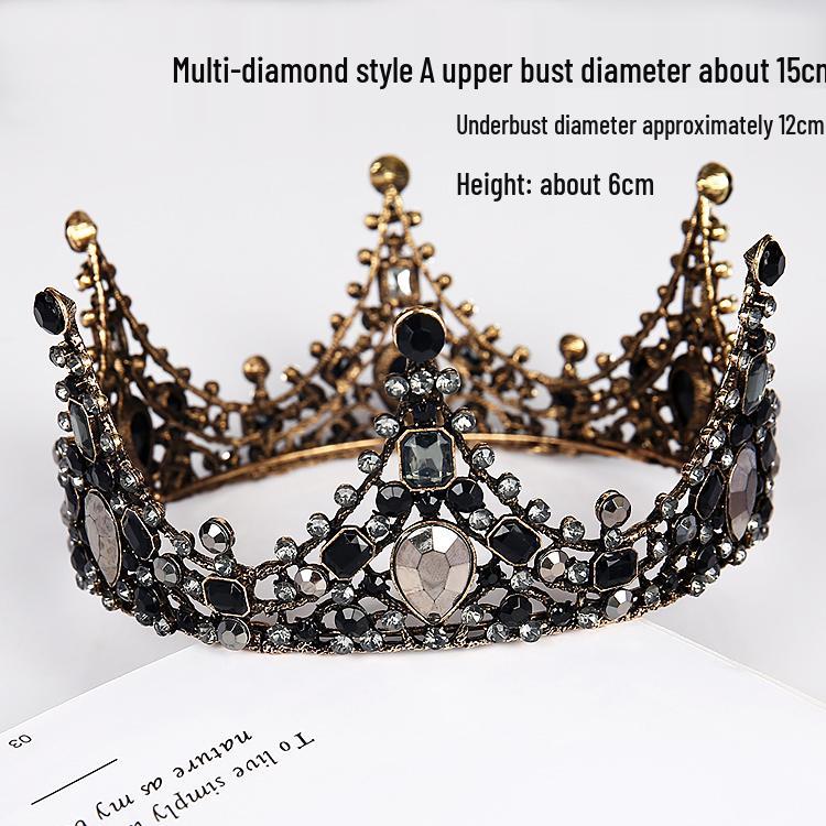 Pearl Crown Bride Cake Topper for Valentine's, Birthday, and Wedding Decor