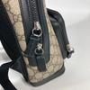 Gucci 429020 Рюкзак с логотипом GG Supreme Бежевый/Черный