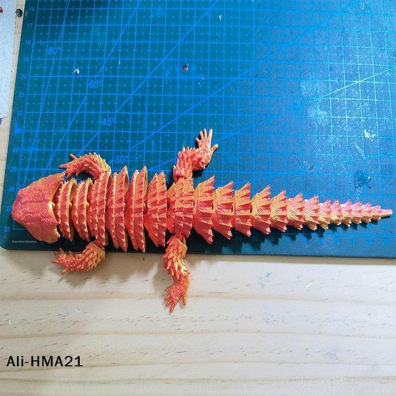 3D-печатные статуэтки сросшихся ящериц, подвижные мультяшные, креативные настольные растения, украшения для рокария, аквариума