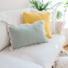 Подушки для дивана Four Seasons Korean Solid Color Ruffled, свежие конфетные цвета, стеганые подушки для дивана из чистого хлопка