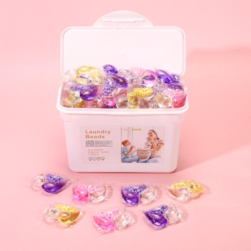 Трехкамерные капсулы для стирки «пять в одном»: Стойкий аромат, удаление пятен, смягчающие концентрированные капсулы для стирки