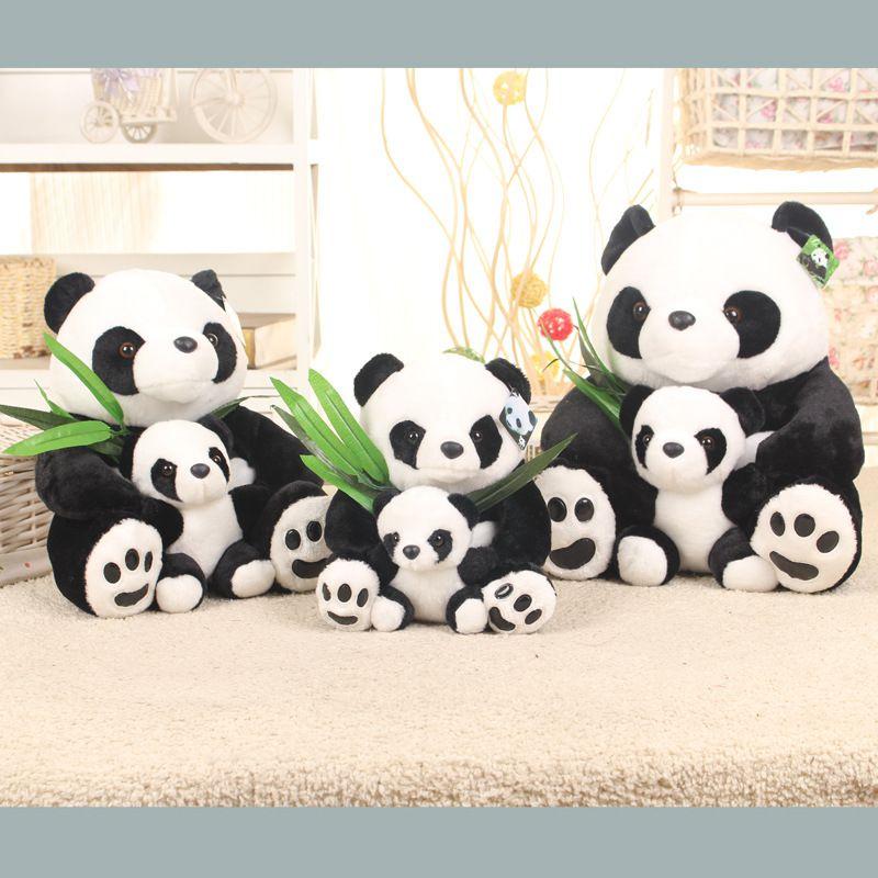 Adorable 38cm Panda Teddy Bear Soft Plush Stuffed Animal Ideal For Kids Gift