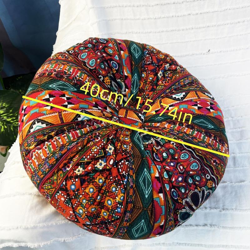 Богемная подушка-футон 40x40x12см Серия Banxia Хлопковая пряжа Подушка-футон