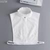 Fashion Women's Embroidery Shirt Fake Collar Removable Mujer Faux Cols White Sweater False Collar Lapel Shirt Blouse Detachable