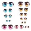 Stars Yellow/Pink/Blue Face Organ Paster Cartoon Eyes Stickers Anime Figurine Doll Eye Chips Paper