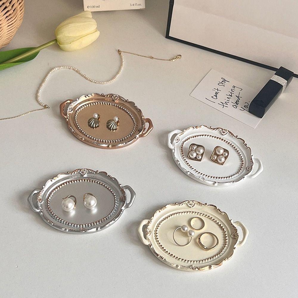 resin Decorative Jewelry Plate Nordic Jewelry Display Tray New Jewelry Dish Necklace Earrings