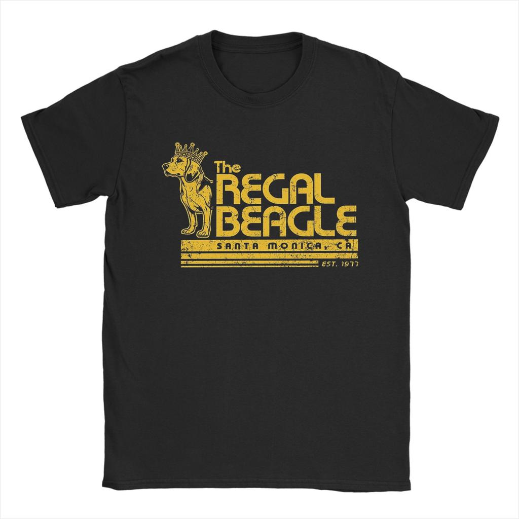Mens The Regal Beagle T Shirts Pure Cotton Clothes Funny Short Sleeve Crew Neck Tees Printing TShirt