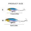 5Pcs Propeller Surfaces Lure Topwater Fishing Lures Fish Hook Propeller Noise Baits Propeller Noise Baits Easy to Use