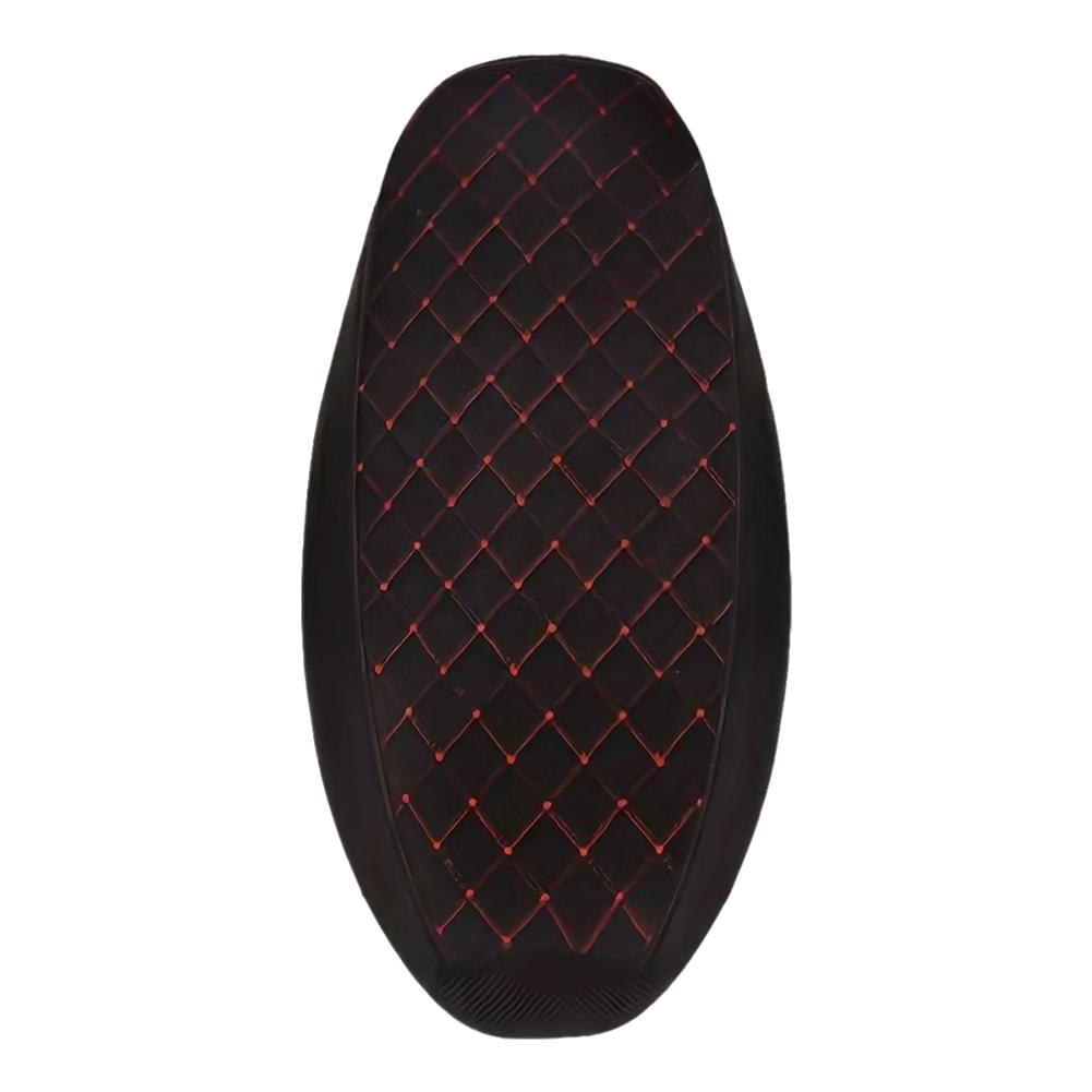 Чехол на сиденье мотоцикла Дышащий Противоскользящий из ПУ кожи для подушки скутера Солнцезащитная накладка Подушка Чехол на сиденье