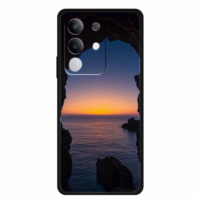 For vivo T4x Cover Silicone TPU Phone Case Funda for vivo T4x 5G V2437 Black Back Bumper Soft Protector Cartoon Anime Cute Capa