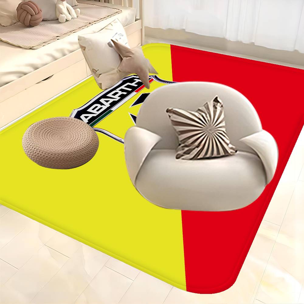 Automaker A-Abarth Bathroom Mat Anti-slip Absorb Water Long Strip Cushion Bedroon Mat Welcome Doormat