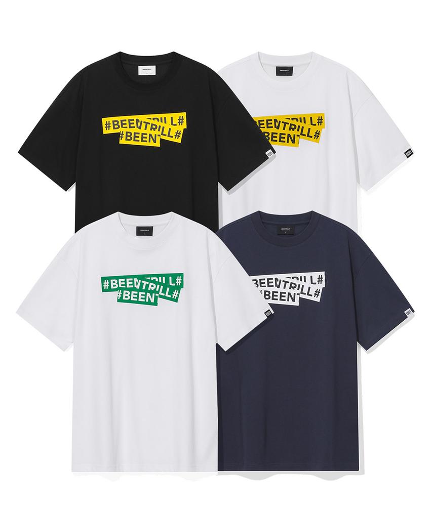 Футболка BEENTRILL с фирменной лентой (зеленый)