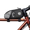 GORIX Top Tube Bag for Bicycles and Smartphones Carabiner Durable Road Bike Frame Bag with Outdoor Stylish Cycle Bag for Gravel [Waterproof, Included,