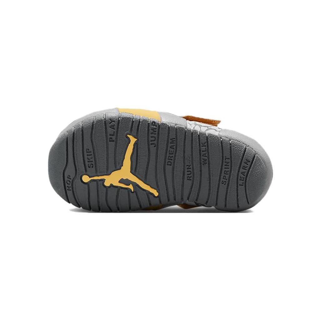 Jordan Flare TD Rebound Low top Toddler Shoes Gray Yellow Infant And Toddler CI7850-700
