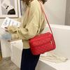 Women's Bag Korean Fashion New Embroidery Thread Large Capacity Shoulder Bag For Middle And Old Age Classic Crossbody Bag Simple ARI