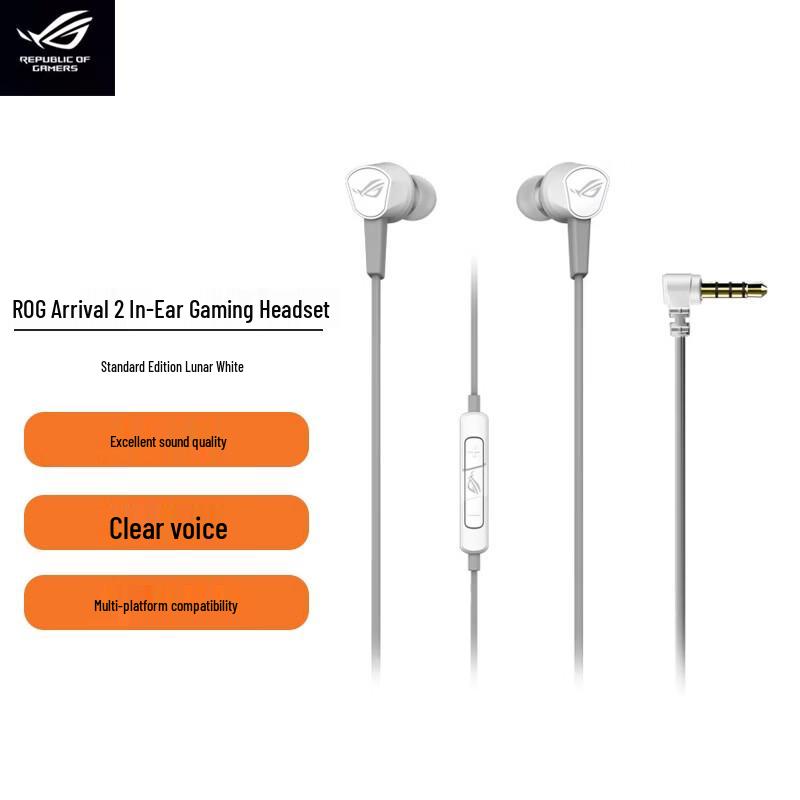 ROG Игровые наушники Cetra II Core Moonlight White