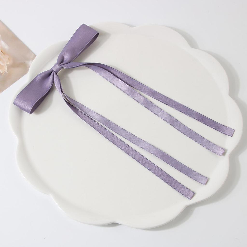 Заколка-уточка с бантом в балетном стиле 4 см: Дофаминовый Сладкий Плетеный Аксессуар для Волос