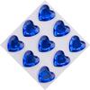 3D Acrylic Diamond Crystal Stickers Love Heart Face Gems Stickers for Party Show DIY Crystal Rhinestone Temporary Tattoos 4/18mm