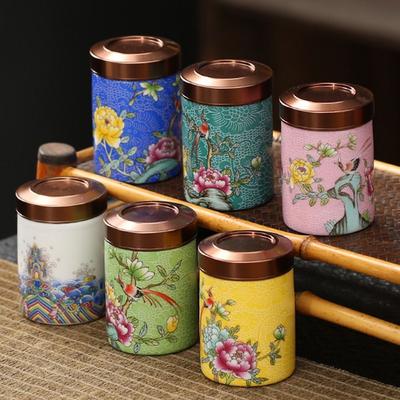 Герметичная мини-банка для чая, керамическая банка для хранения чая, подарочный контейнер для хранения чая, товары для дома