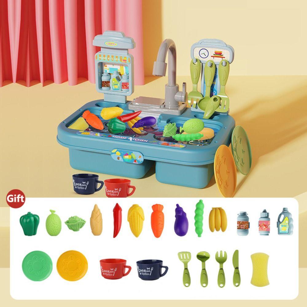 Play House Children's Dishwasher Toys Electric Mini Kitchen Set New Simulation Kitchen Toys