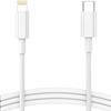 TPE Type-C To Lightning Cable | 30W Fast Charging, 480Mbps Data Transfer Speed | Compatible With iPhone, iPad Air, Pro, Mini, iPad | 1 Meter (White)