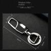 Металлический брелок для ключей автомобиля 360 градусов Кольца для ключей Пряжка Брелок Кожаный брелок Отец