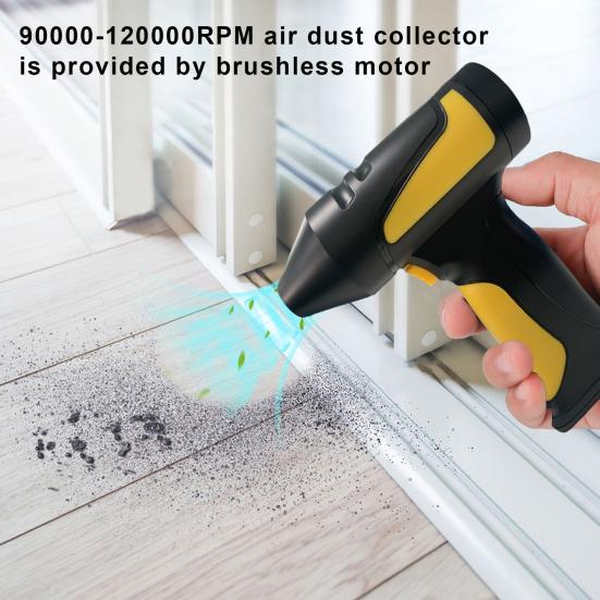 Беспроводная электрическая воздушная тряпка Мощная высокоскоростная регулируемая подача воздуха Портативная перезаряжаемая ручная струйная воздуходувка для пыли