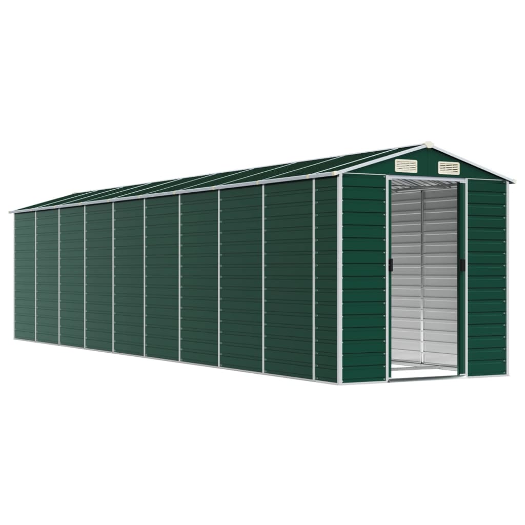 Garden Shed Green 191 x 810 x 198 cm Galvanized Steel