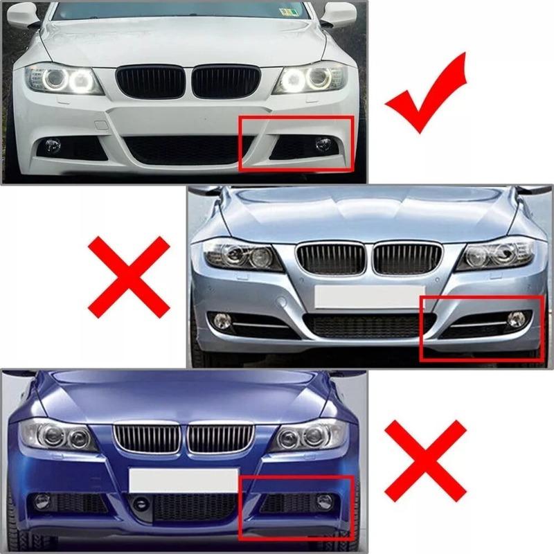 For BMW 3 Series E90 E91 LCI M Sport 2009-2012 Pair Front Bumper Splitter Lip Diffuser Spoiler Body Kit Cover Parts