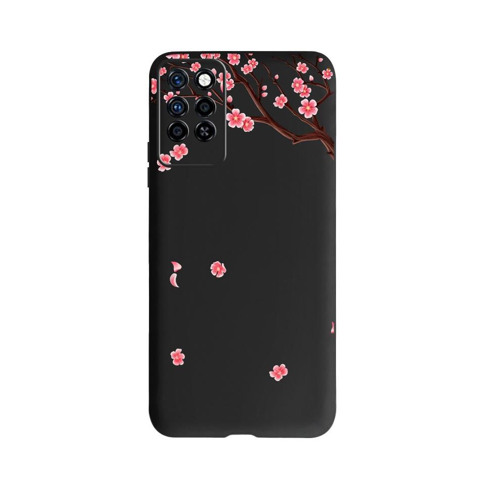 Милый Чехол Для Infinix Note 10 Pro NFC X695C X695 Чехол Для Телефона Черный Силикон Мягкий Чехол Для Infinix Note 10 Funda Note10 Pro 6.95"
