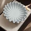 Белые декоративные чаши Фруктовая чаша Рифленая декоративная чаша с оборками Зубчатая декоративная чаша из смолы Волнистая чаша Подарки на новоселье и свадьбу
