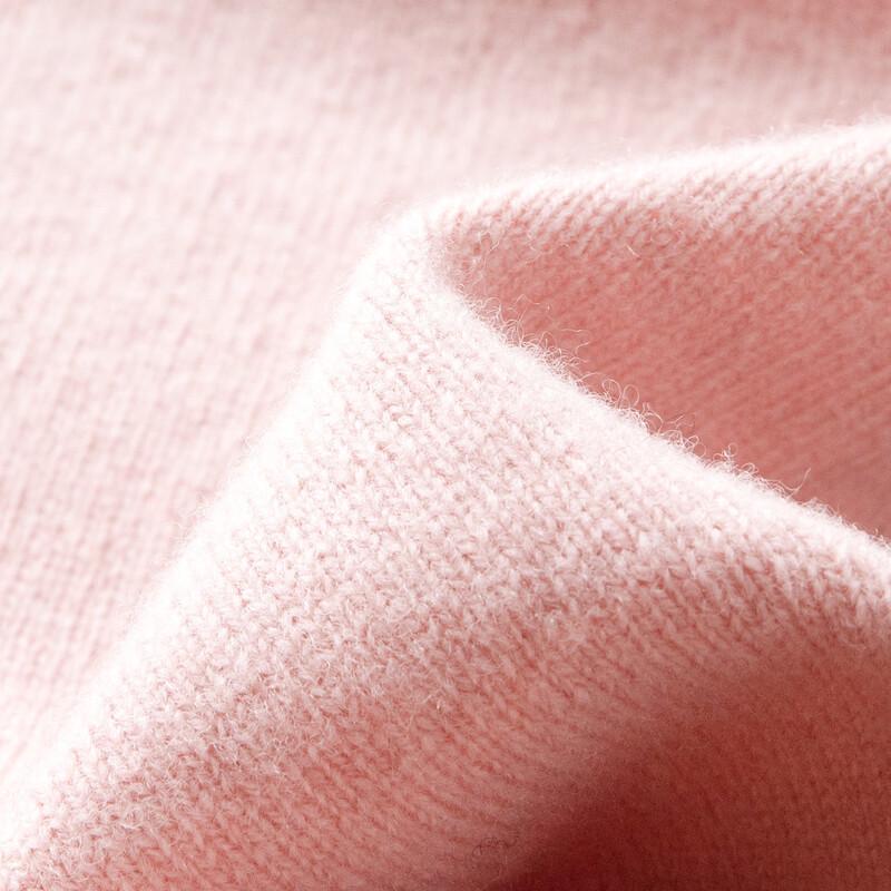 TUHUANG Women's Pure Wool Embroidered Round Neck Sweater