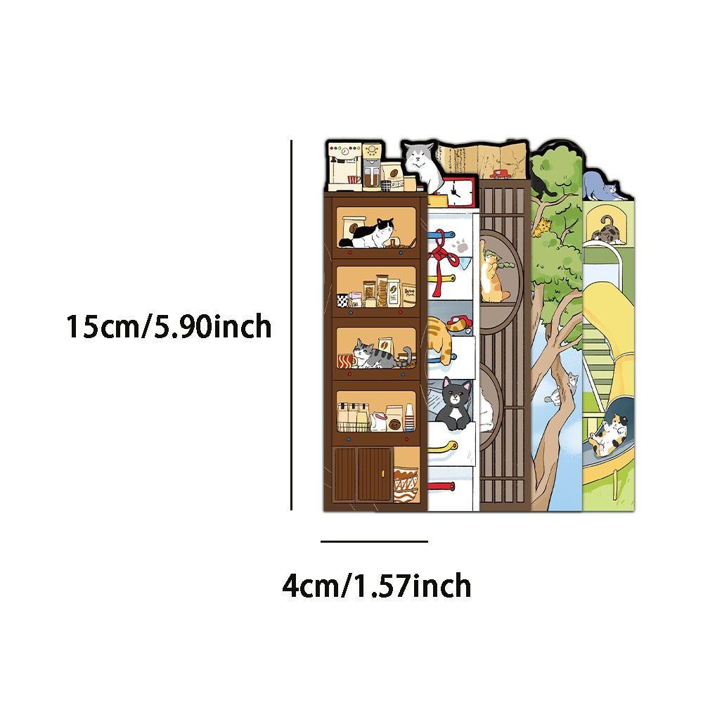 Cartoon Paper Bookmark 30Pcs Page Marking Cards Creative Reading Page Book Marking Gifts