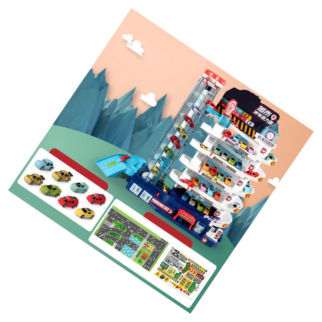 Игрушка для автомобильных рельсов Гибкая гравитационная горка Приключение Подарок на день рождения Игрушка для электромобиля