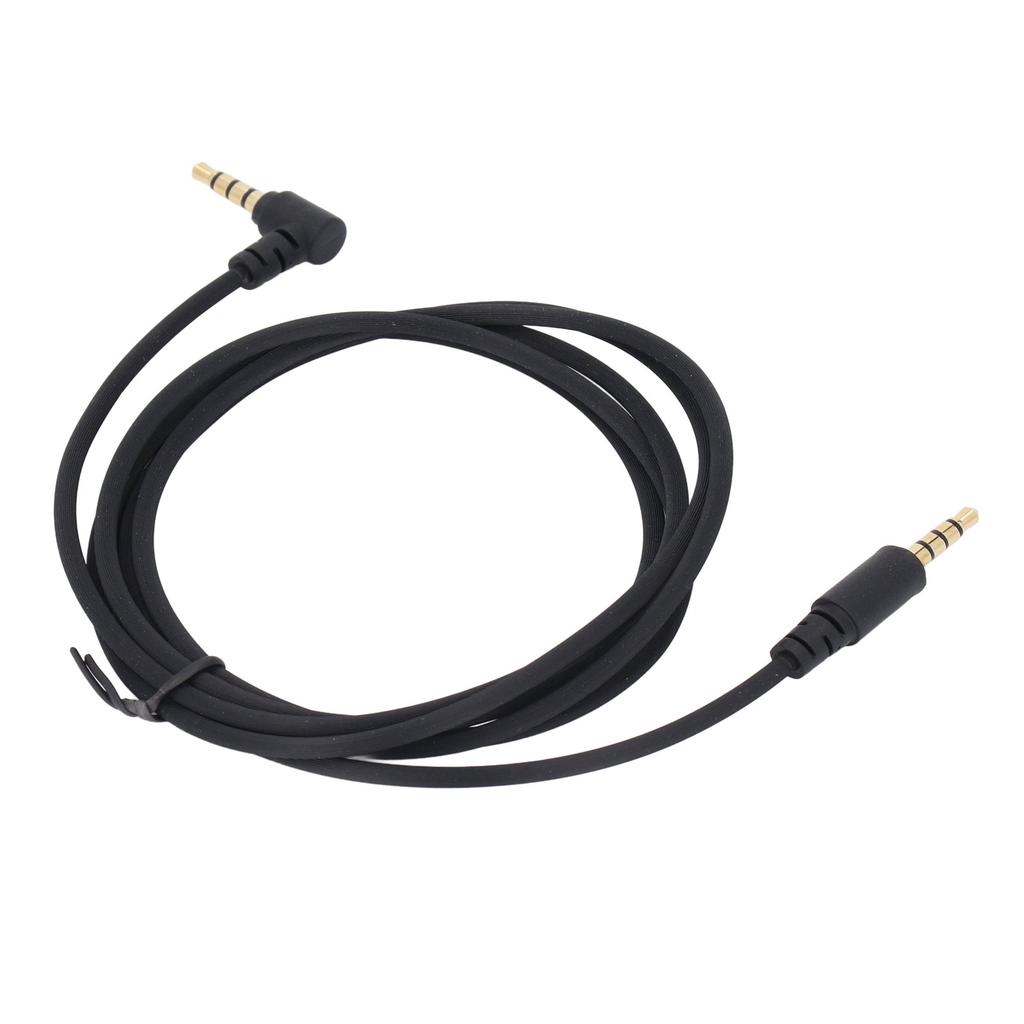 2pcs 90 Degree Right Angle Auxiliary Cord Replacement 3.5mm 1.5m Audio Cable for BlackShark V2 Pro