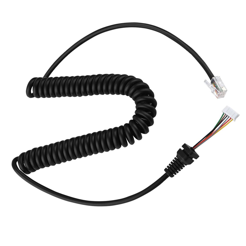 Microphone Cable Car Radio Replacement Line Hand Microphone Line for YAESU MH-48A6J