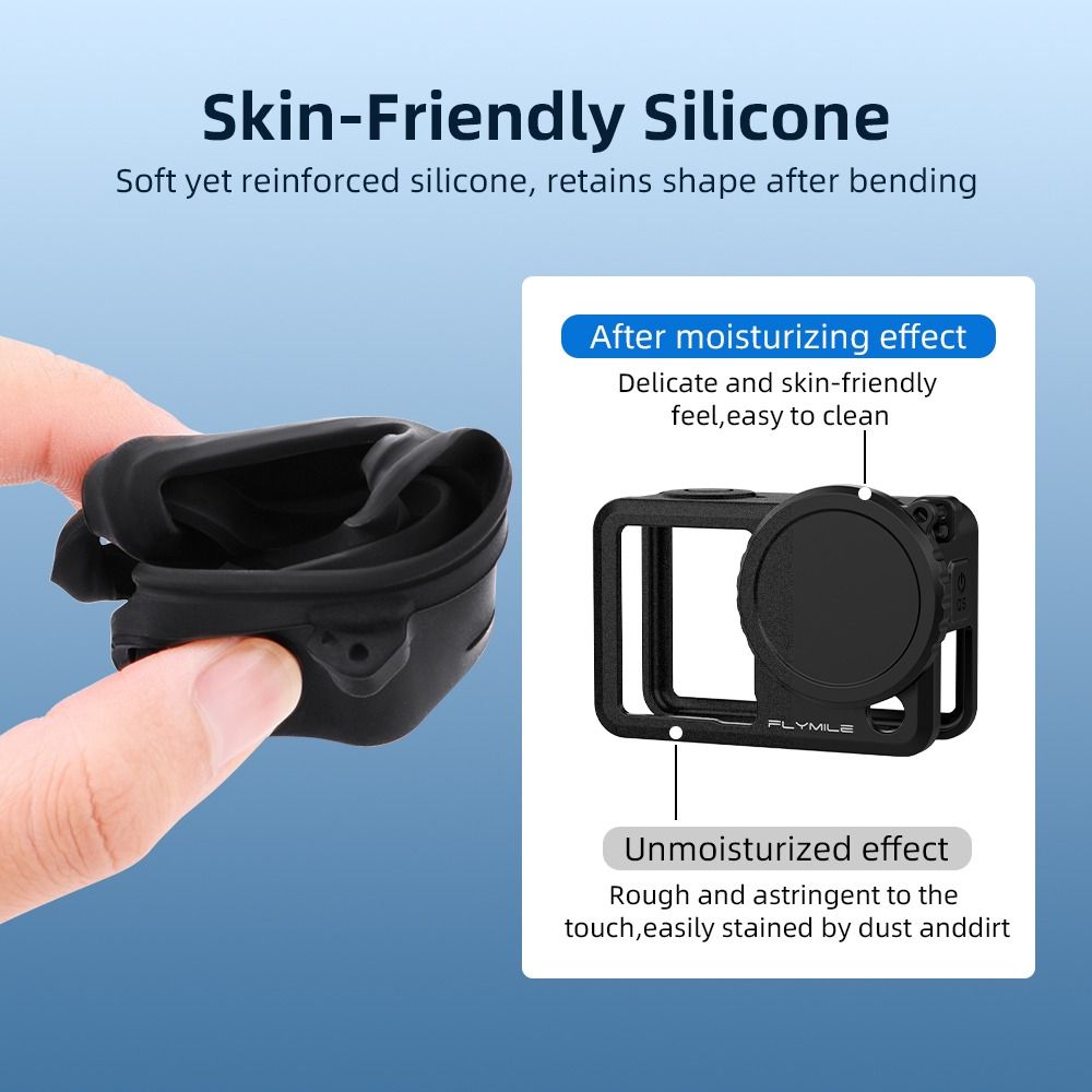 Anti-Scratch Camera Protector Silicone Lens Cap for DJI Osmo Action 6 Action Camera Accessories