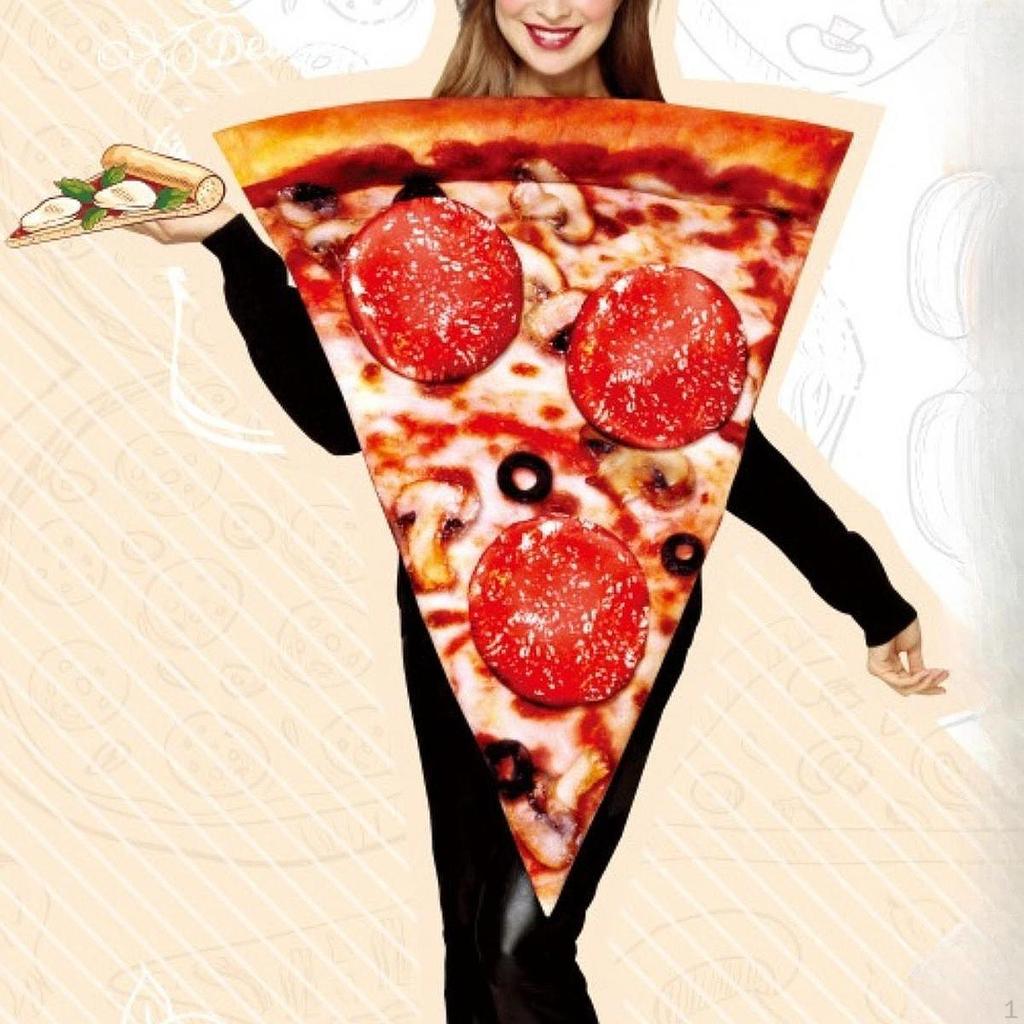 Halloween Pizza Costume Cosplay Apparel for Party Supplies Festival Carnival