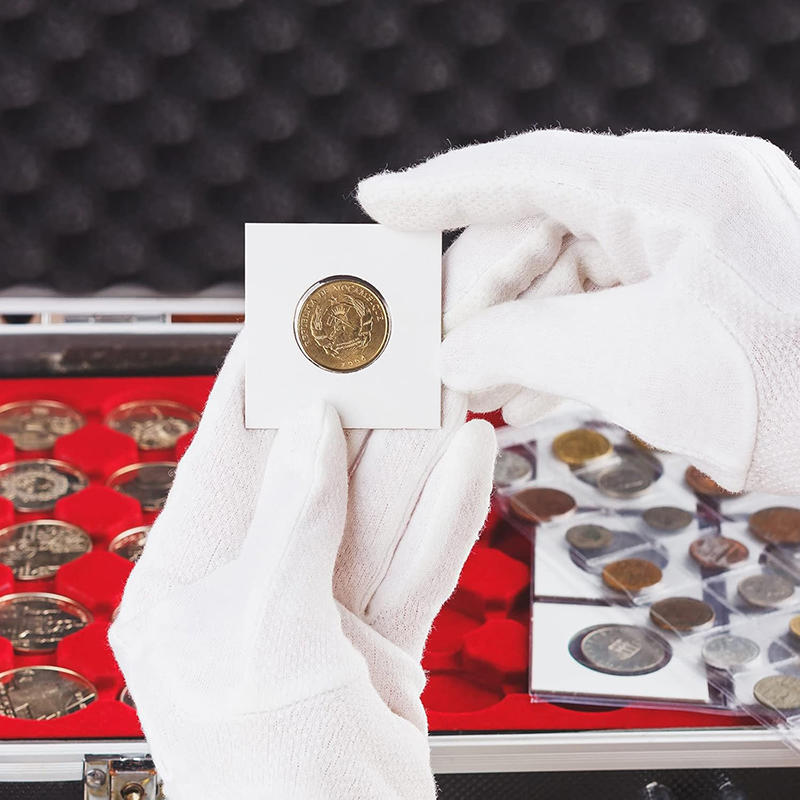 50 шт квадратных картонных держателей для монет размером 20,5 мм-40 мм, альбом для монет, коллекция, держатели для монет с марками маяка, чехол для хранения