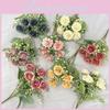 Peony Artificial Flower Wedding Hotel Restaurant Decoration Ornament Desktop