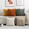 Light Luxury and High-end Living Room Leather Sofa Lumbar Pillow Case Without Core Large Back Cushion Pillow Pillow Case