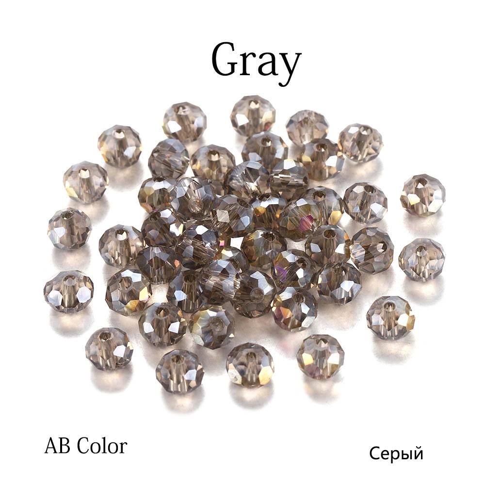 70-300 шт. 3/4/6/8 мм полупрозрачные чешские хрустальные стеклянные бусины граненые красочные бусины-разделители для DIY браслетов принадлежности для изготовления ювелирных изделий