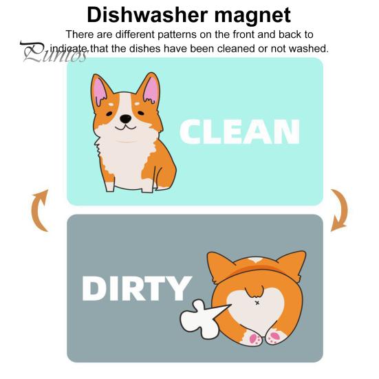 2 шт. грязно-чистый магнит для посудомоечной машины посудомоечная машина грязно-чистый магнитный индикатор акриловый знак украшение для кухни холодильника