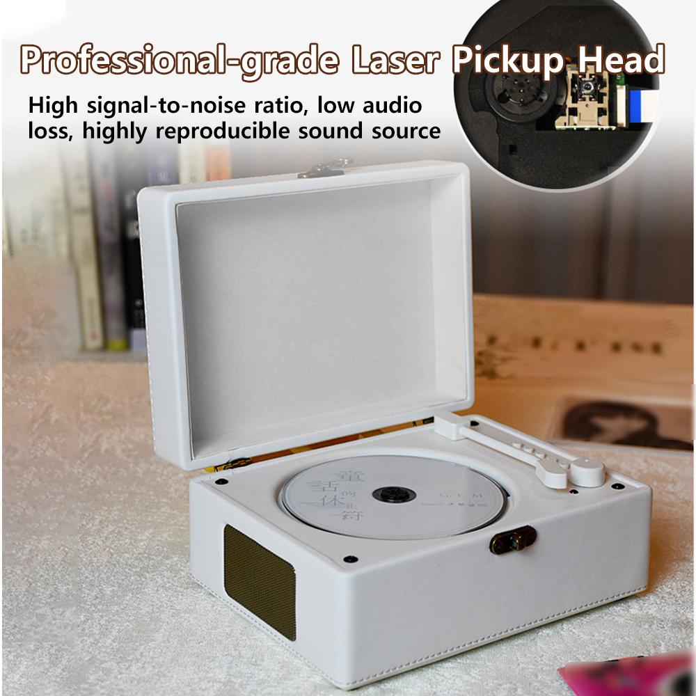 CD-плеер BT 5.0 Music U Disk Album Портативный CD-плеер со встроенными динамиками и пультом дистанционного управления,