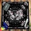 Square Flannelette Tarot Altar Cloth Board Game Pad Astrological Oracles Pad Table Cover Card Mat Divinations Tablecloth
