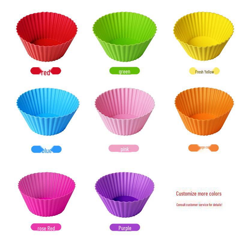 Силиконовые формы для выпечки и формочки для кексов, а также инструменты для выпечки печенья, шифона, снежного мейняна, яичных тартов, пудингов и рисовых пирогов.